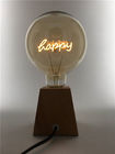 LVD Glass Letter Spiral G125 Decorative Filament Bulb